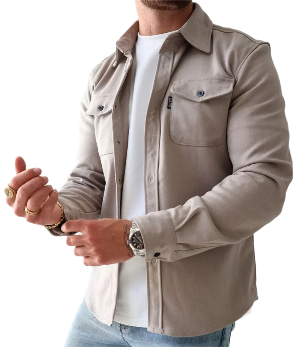 Maxim Men's Shirt – Elegant Premium Cotton for Autumn and Casual Occasions