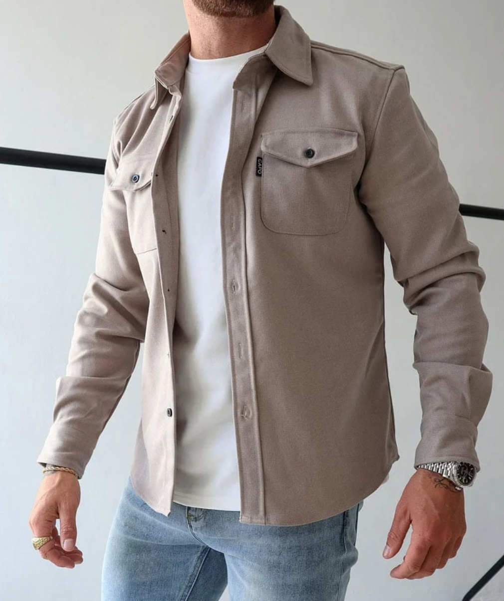Maxim Men's Shirt – Elegant Premium Cotton for Autumn and Casual Occasions