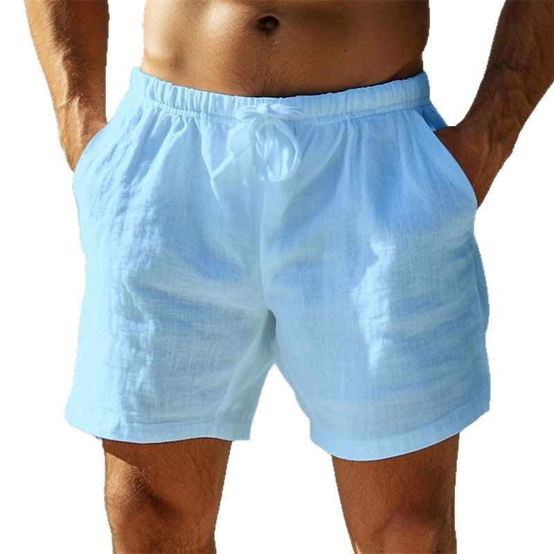 Dylan Men's Cotton Shorts – Breathable Loose Fit with Mid-Thigh Summer Length