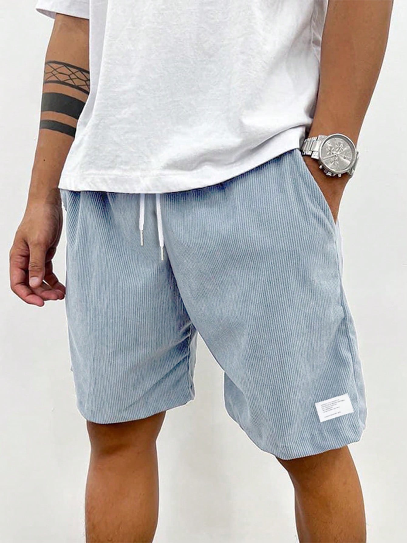 Zachary Men's Corduroy Shorts – Comfortable Stretch Fit with Timeless Style