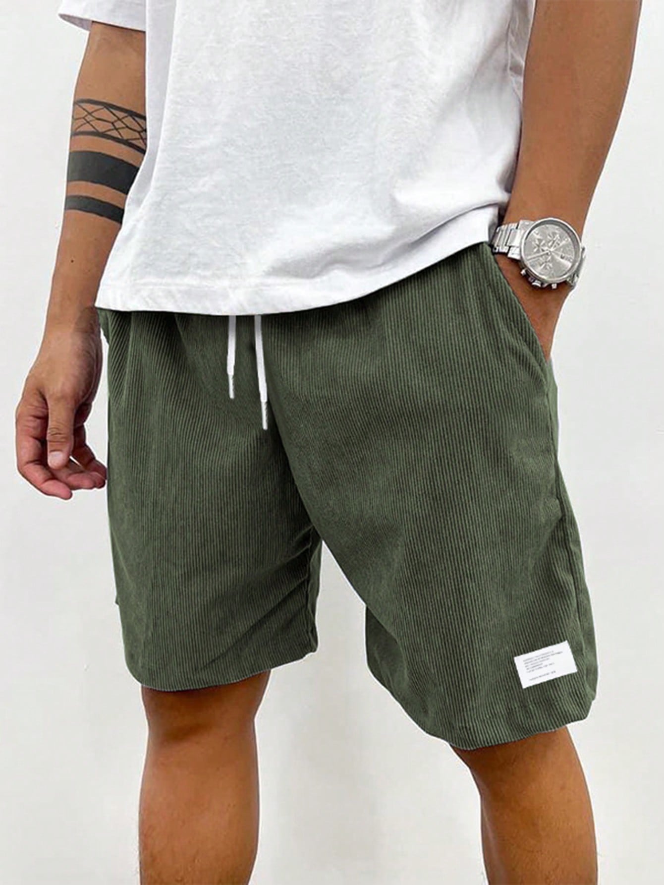 Zachary Men's Corduroy Shorts – Comfortable Stretch Fit with Timeless Style
