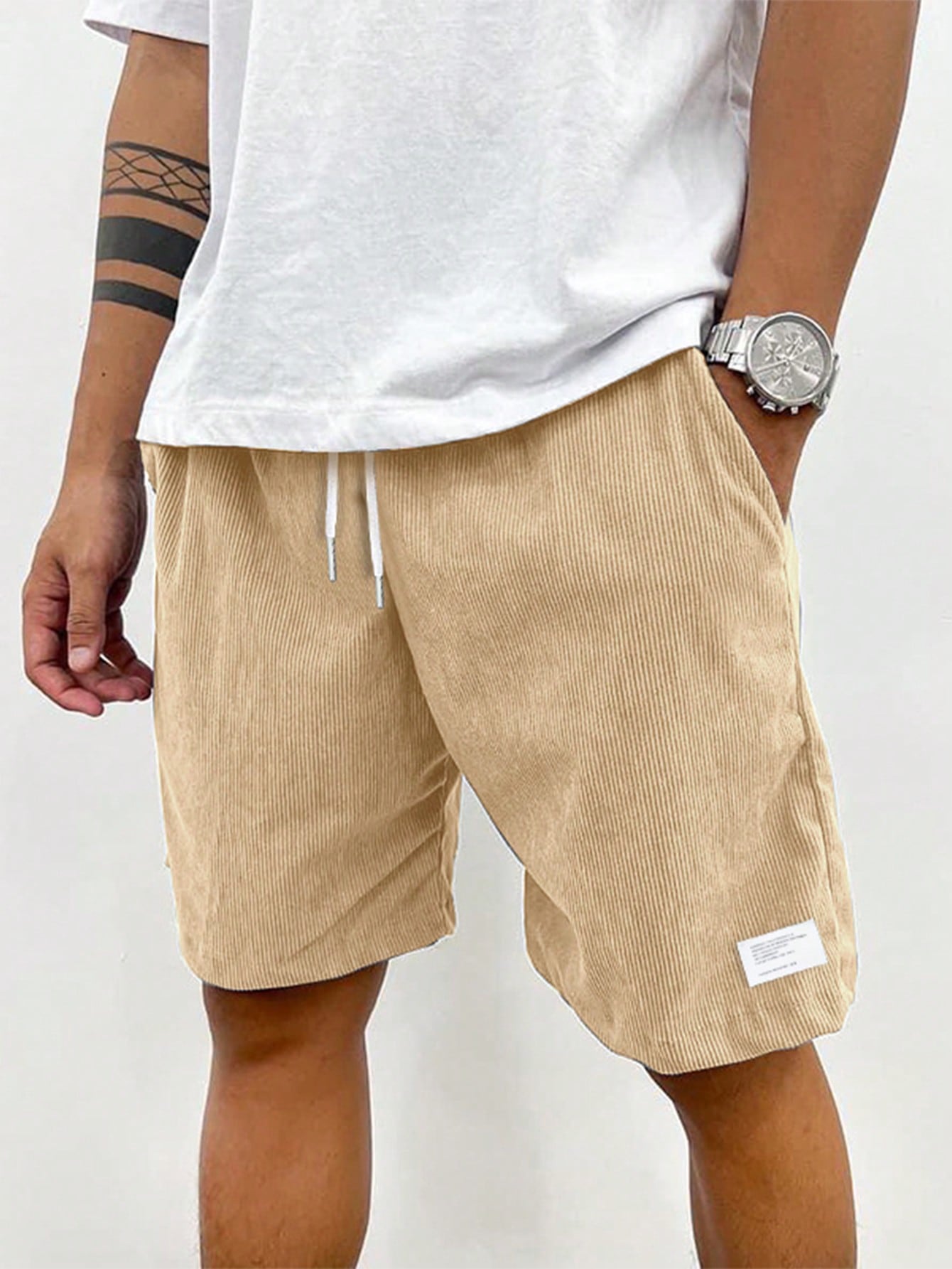 Zachary Men's Corduroy Shorts – Comfortable Stretch Fit with Timeless Style