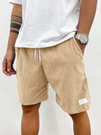 Zachary Men's Corduroy Shorts – Comfortable Stretch Fit with Timeless Style