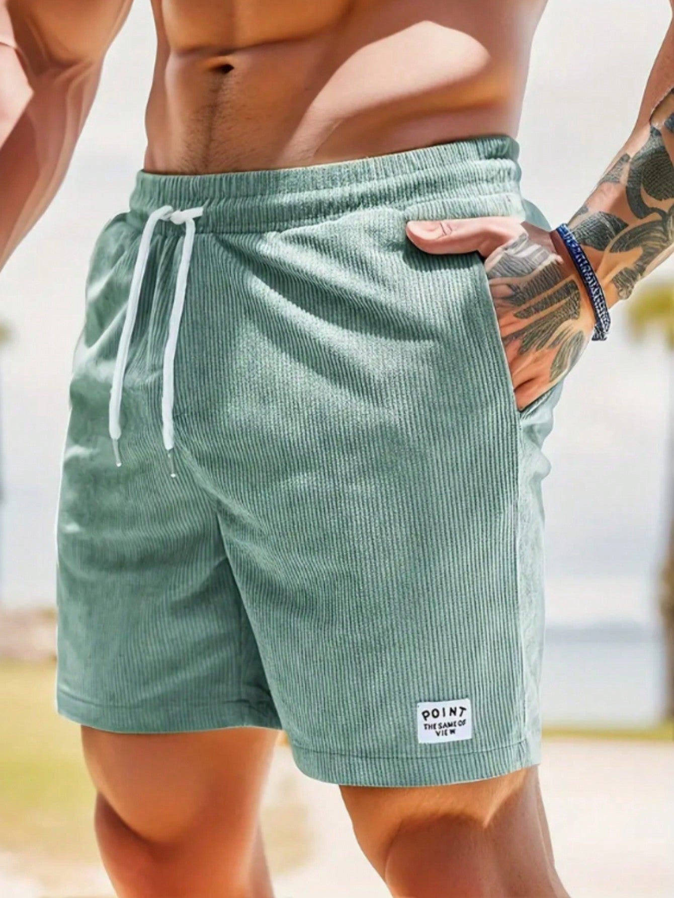 Zachary Men's Corduroy Shorts – Comfortable Stretch Fit with Timeless Style
