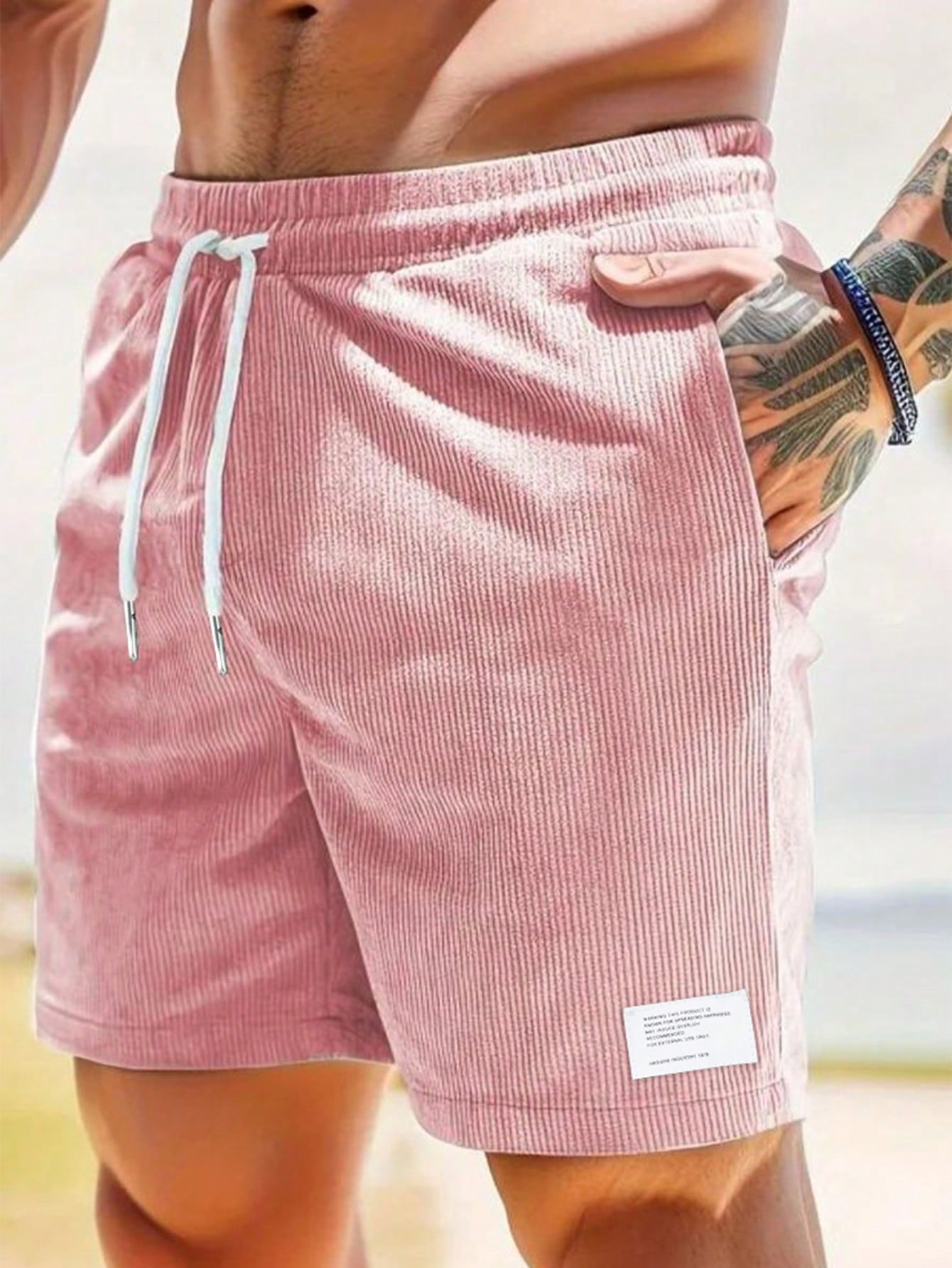 Zachary Men's Corduroy Shorts – Comfortable Stretch Fit with Timeless Style