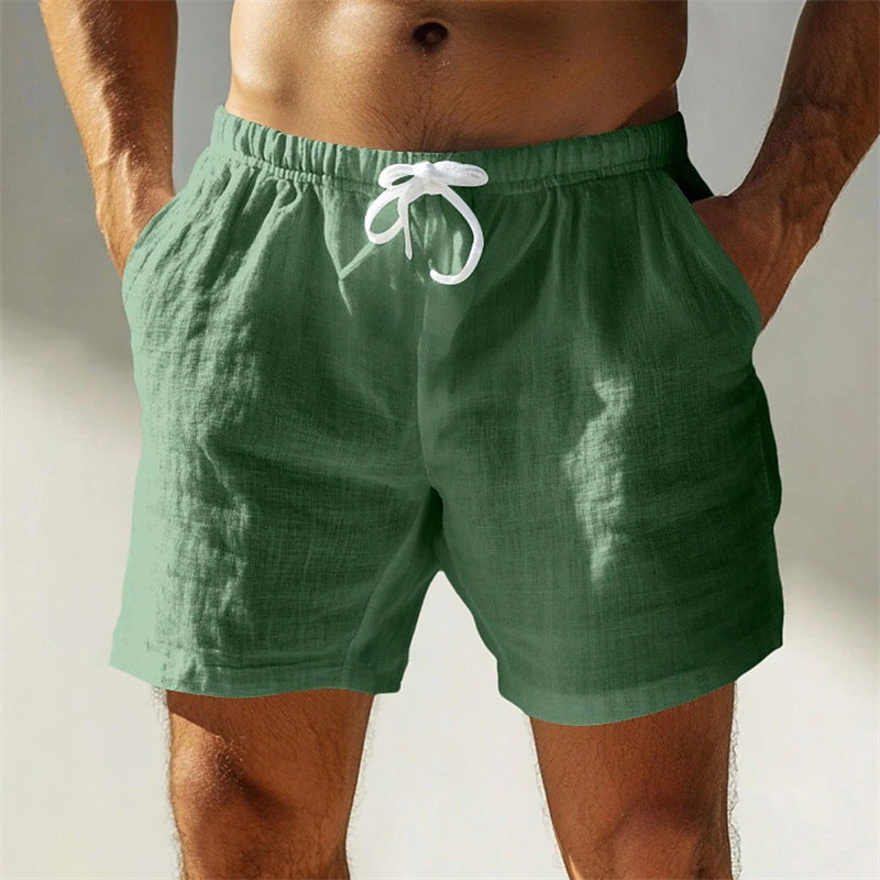 Dylan Men's Cotton Shorts – Breathable Loose Fit with Mid-Thigh Summer Length