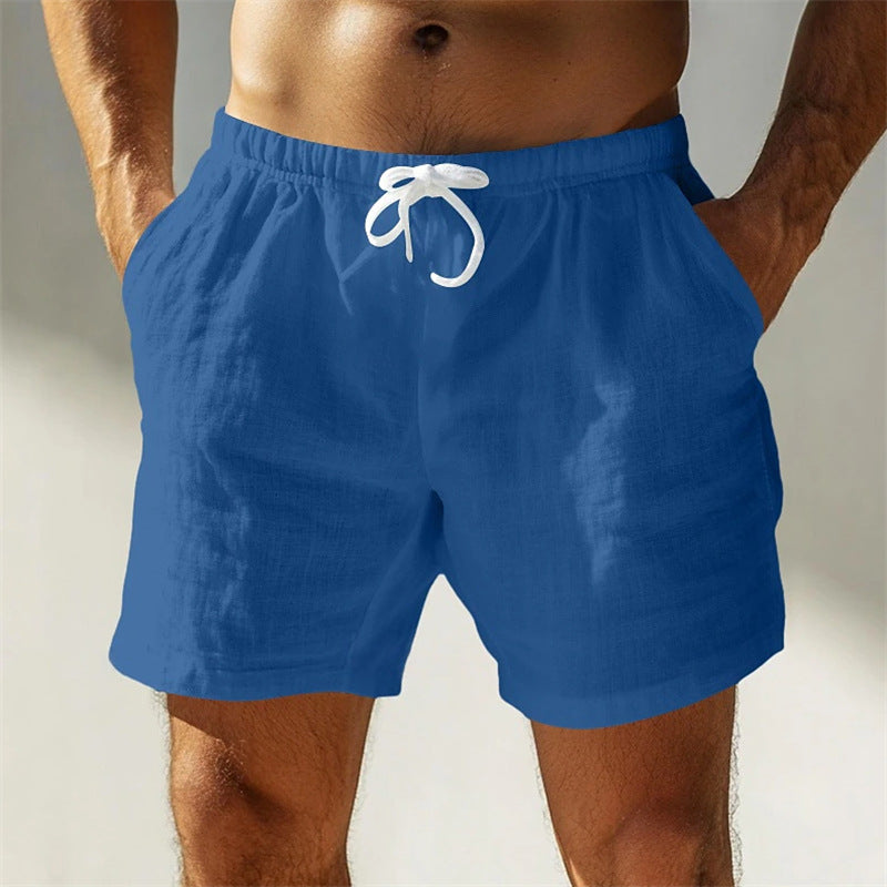Dylan Men's Cotton Shorts – Breathable Loose Fit with Mid-Thigh Summer Length
