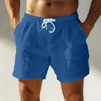 Dylan Men's Cotton Shorts – Breathable Loose Fit with Mid-Thigh Summer Length