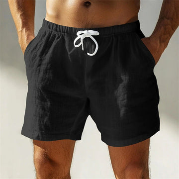 Dylan Men's Cotton Shorts – Breathable Loose Fit with Mid-Thigh Summer Length