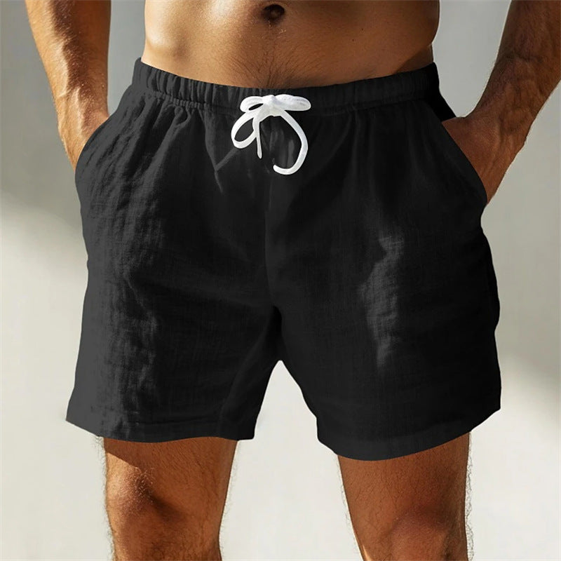 Dylan Men's Cotton Shorts – Breathable Loose Fit with Mid-Thigh Summer Length