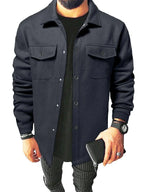 Steven Men's Shirt – Warm & Comfortable Shirt in Soft Fabric with Elegant Style