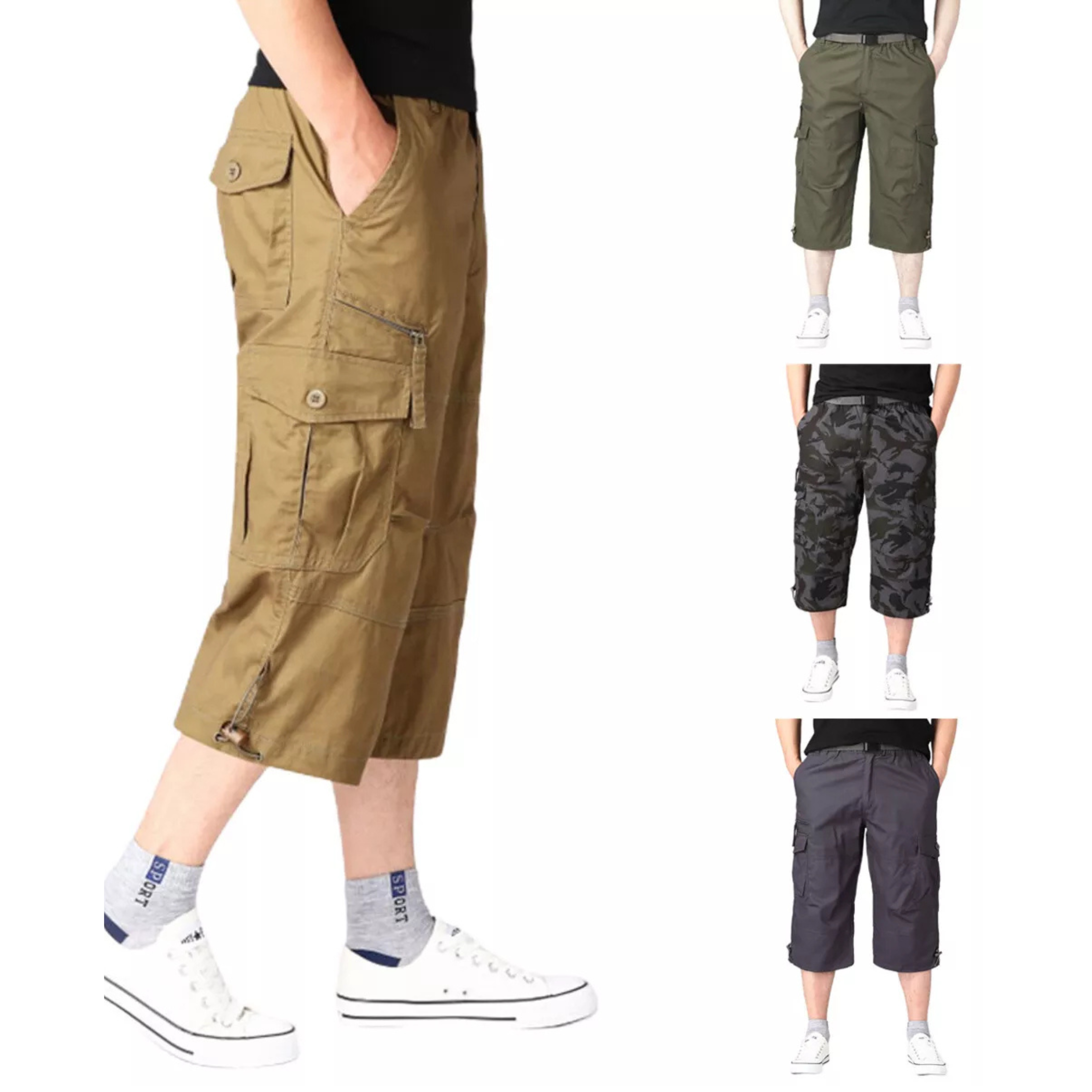 Julien Men's Lightweight Shorts – Functional Design with Practical Pockets for Summer