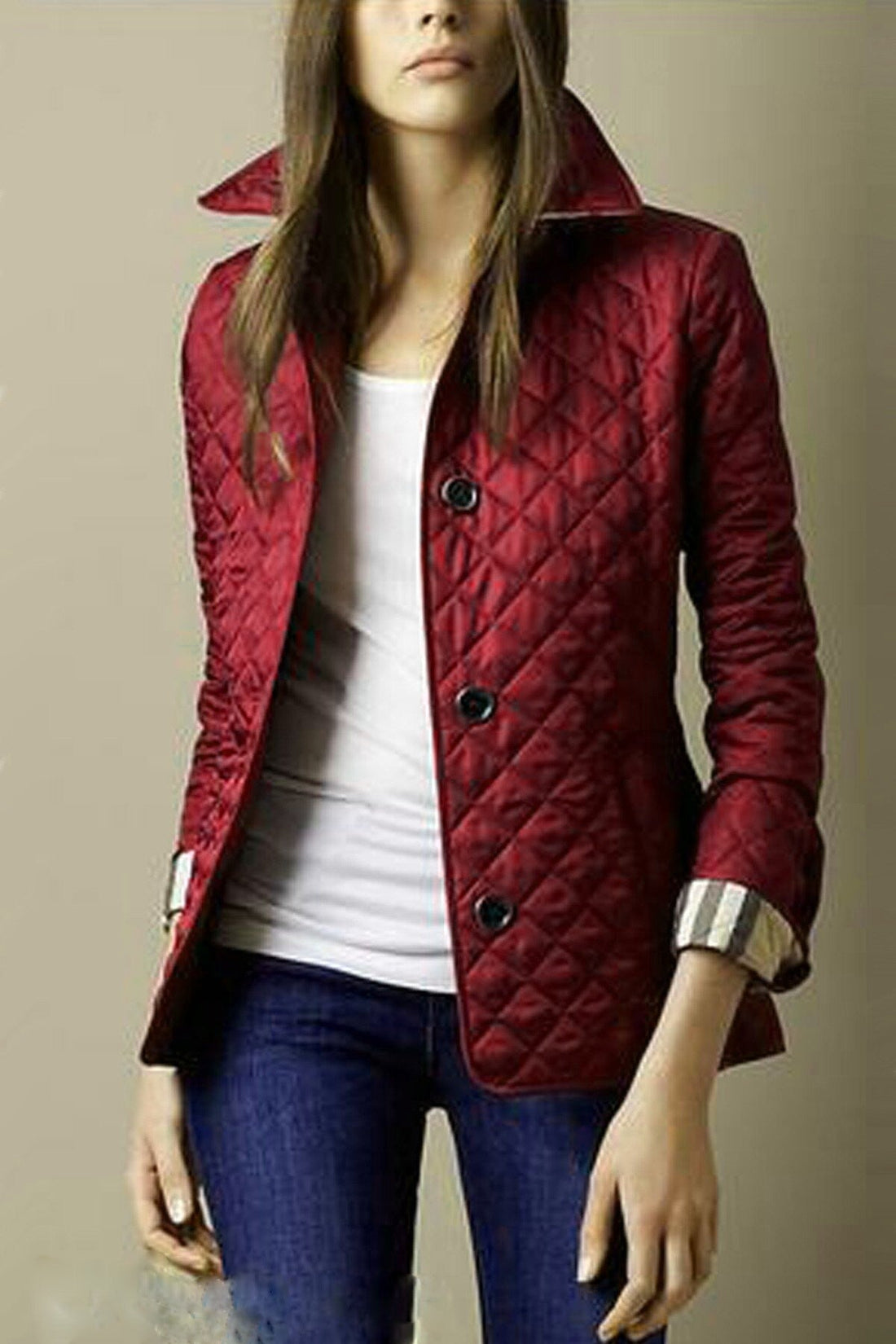 Clara Women's Quilted Fitted Jacket