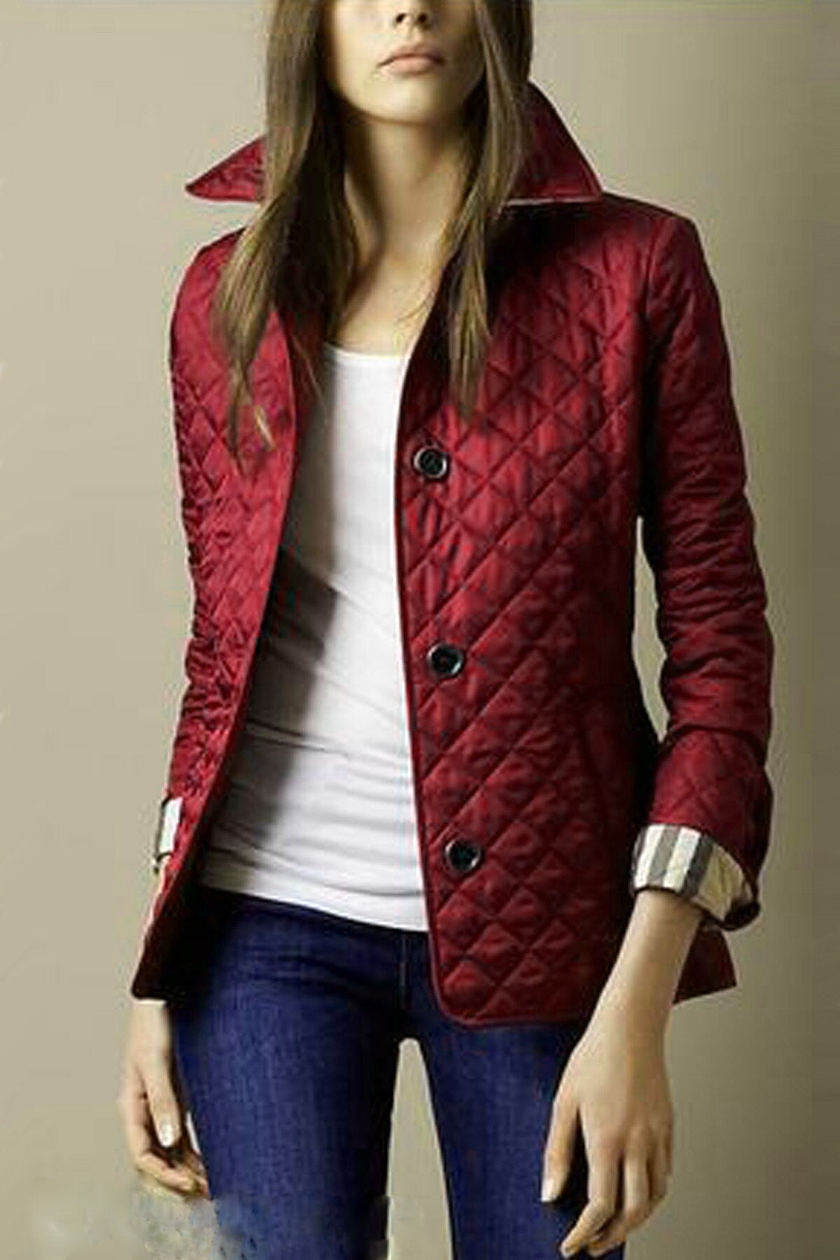 Clara Women's Quilted Fitted Jacket