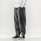 Nathaniel – Men's Teddy Fleece Pants – Soft and Warm Loungewear with a Relaxed Fit for Daily Comfort