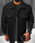 Steven Men's Shirt – Warm & Comfortable Shirt in Soft Fabric with Elegant Style