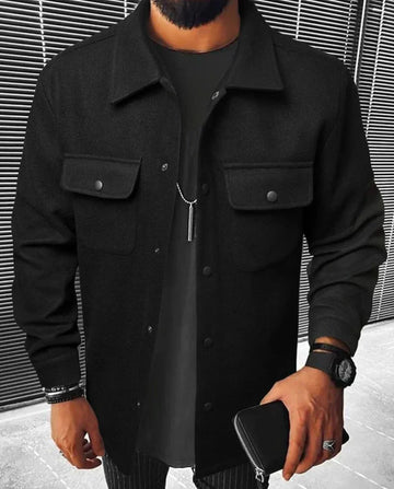 Steven Men's Shirt – Warm & Comfortable Shirt in Soft Fabric with Elegant Style