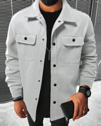 Steven Men's Shirt – Warm & Comfortable Shirt in Soft Fabric with Elegant Style