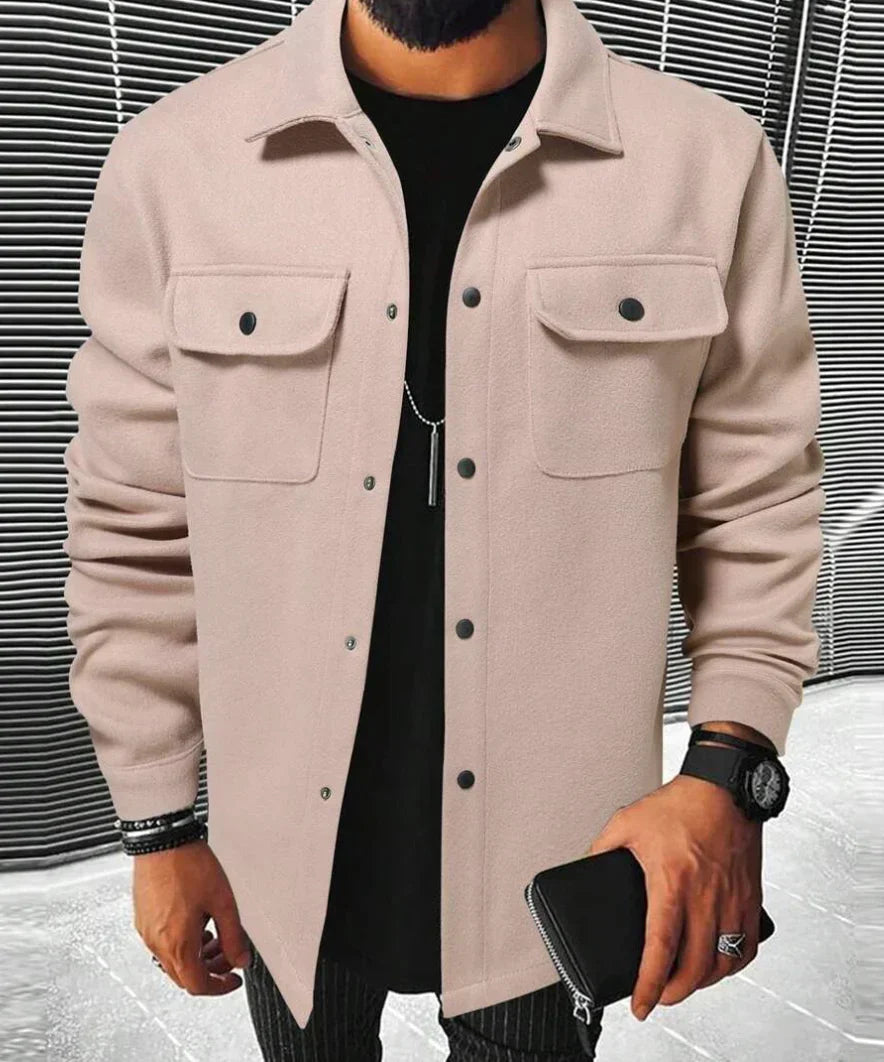 Steven Men's Shirt – Warm & Comfortable Shirt in Soft Fabric with Elegant Style