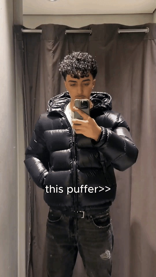 Sean Men's Warm Puffer Jacket – Comfortable Durable Winter Coat with Modern Style