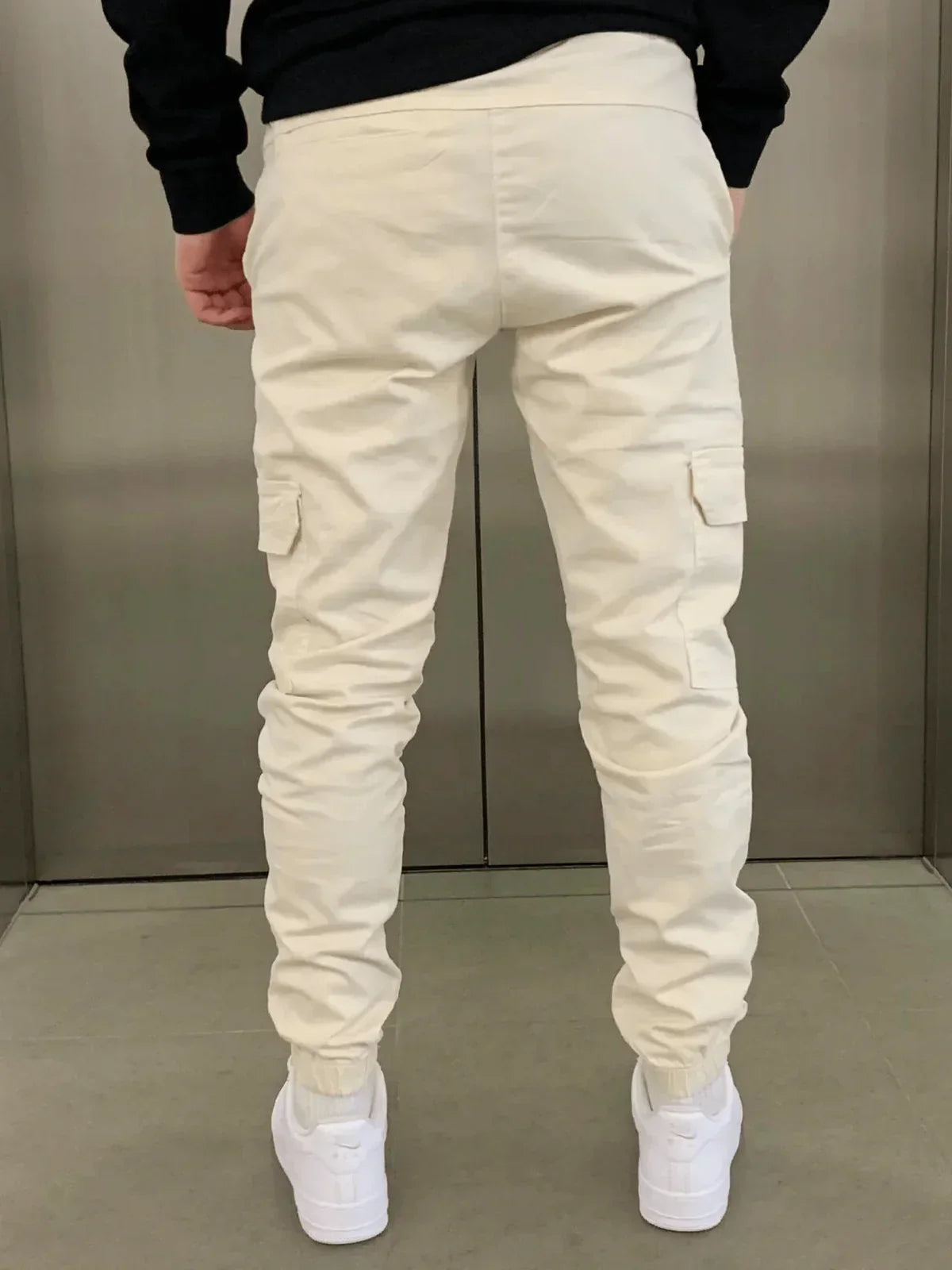 Stefan Men's Pants – Cargo Jogger Fit with Elastic Waist & Practical Pockets