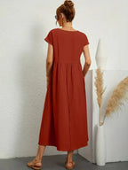 Melody Women's Lightweight Cotton Maxi Dress