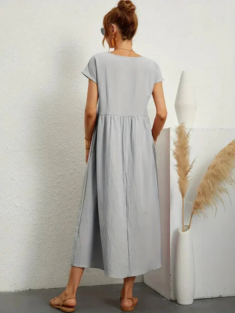 Melody Women's Lightweight Cotton Maxi Dress