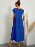 Melody Women's Lightweight Cotton Maxi Dress