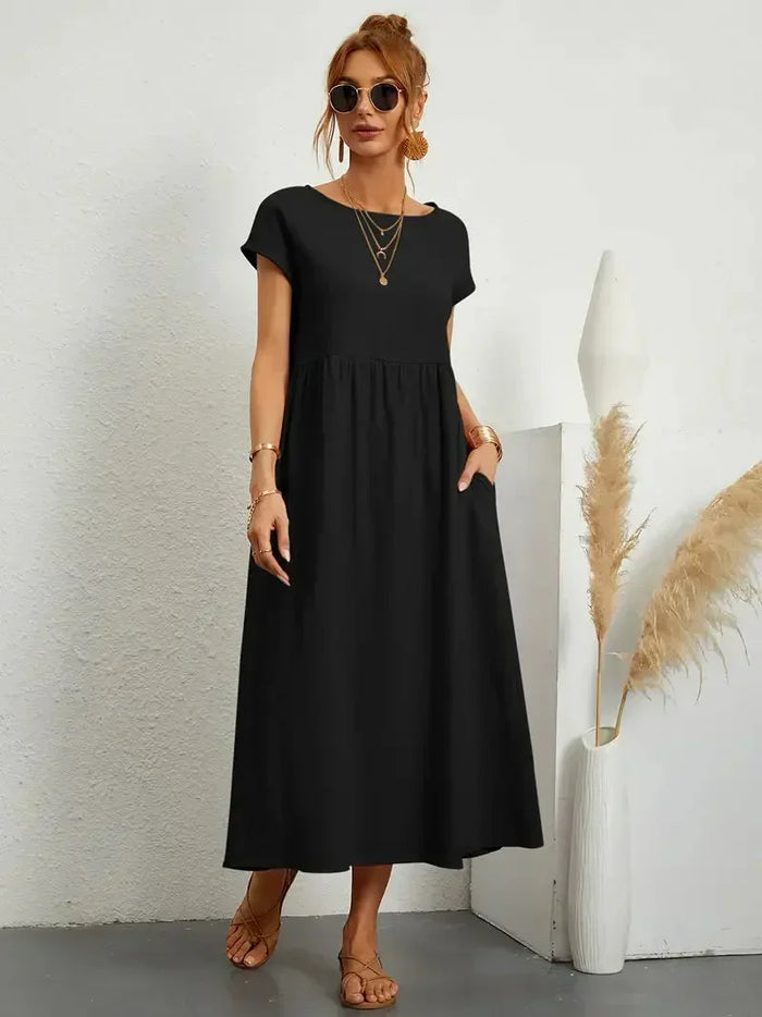 Melody Women's Lightweight Cotton Maxi Dress