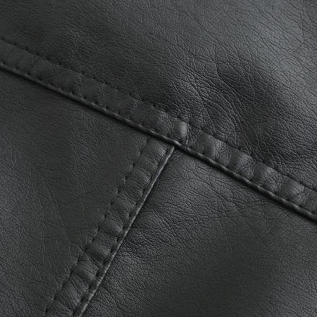 Janiyah Women's Leather Jacket with Stand Collar
