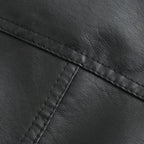 Janiyah Women's Leather Jacket with Stand Collar