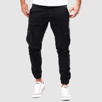 Ken Men's Cargo Pants – Lightweight Slim Fit Cotton Blend with Multiple Pockets