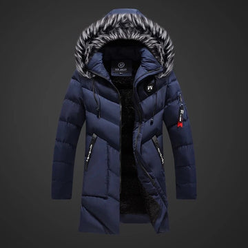 Ryan Men's Winter Coat – Warm Insulation with Water-Repellent Fabric and Adjustable Hood