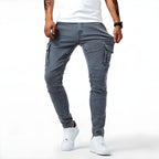 Francois Men's Denim Cargo Pants – Comfortable Modern Elastic Fit