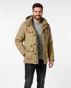 Oliver Men's Waterproof Winter Jacket – Warm Breathable Coat with Fleece Lining and Hood