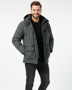 Oliver Men's Waterproof Winter Jacket – Warm Breathable Coat with Fleece Lining and Hood