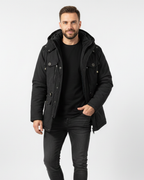 Oliver Men's Waterproof Winter Jacket – Warm Breathable Coat with Fleece Lining and Hood