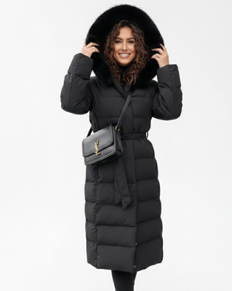 Eleva Women's Water-Repellent Hooded Winter Coat