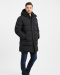 Arlo Men's Long Puffer Coat – Warm Winter Down Jacket with Hood