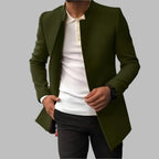 Alain Men's Coat – Elegant Coat in Soft and Comfortable Wool with Timeless Style