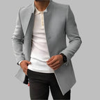 Alain Men's Coat – Elegant Coat in Soft and Comfortable Wool with Timeless Style