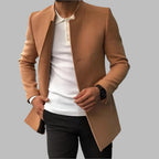 Alain Men's Coat – Elegant Coat in Soft and Comfortable Wool with Timeless Style