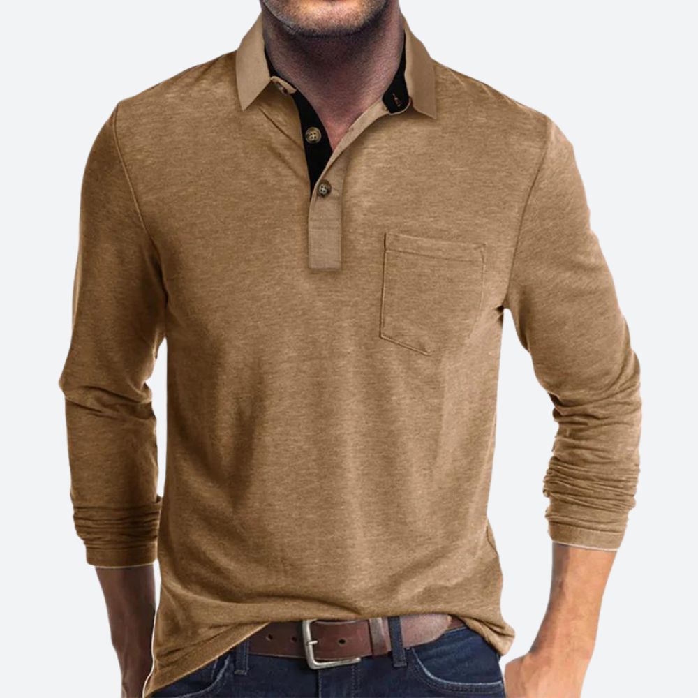Lito Men's Cotton Polo Shirt – Breathable Elegant Fit with Modern Style