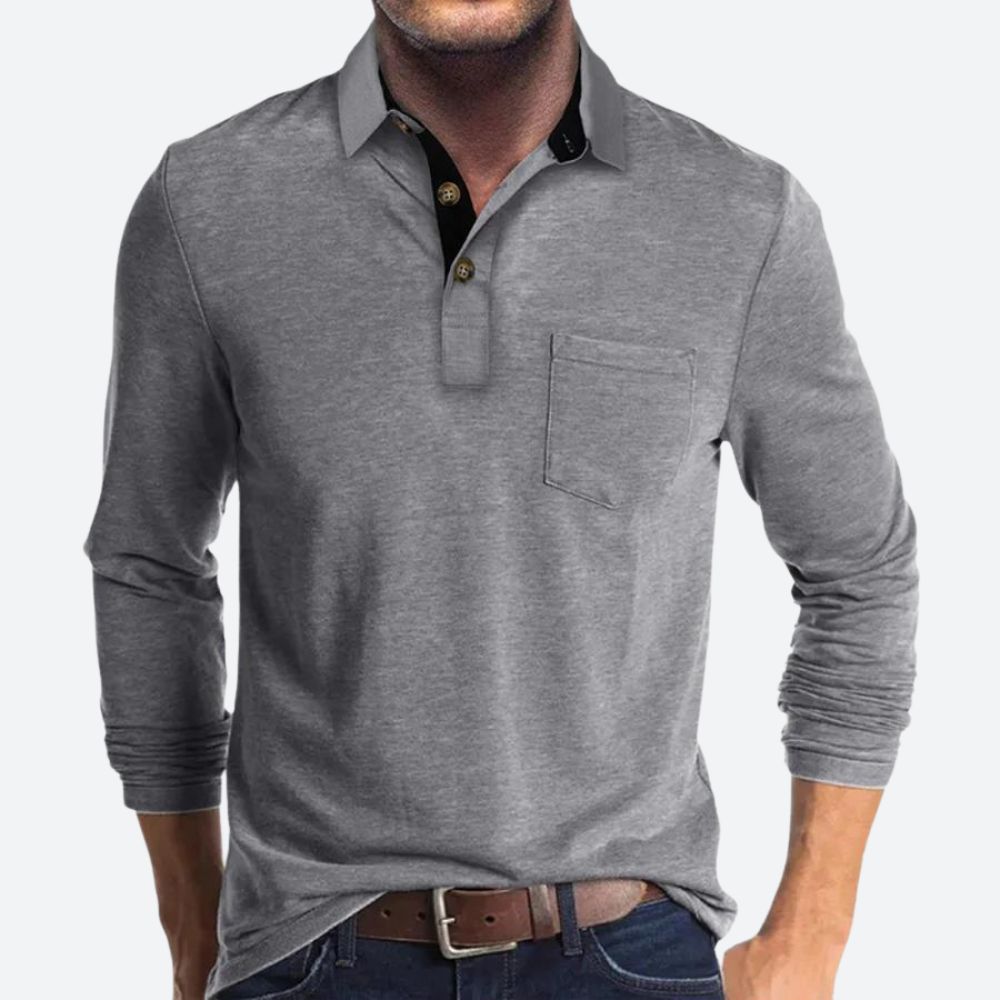 Lito Men's Cotton Polo Shirt – Breathable Elegant Fit with Modern Style