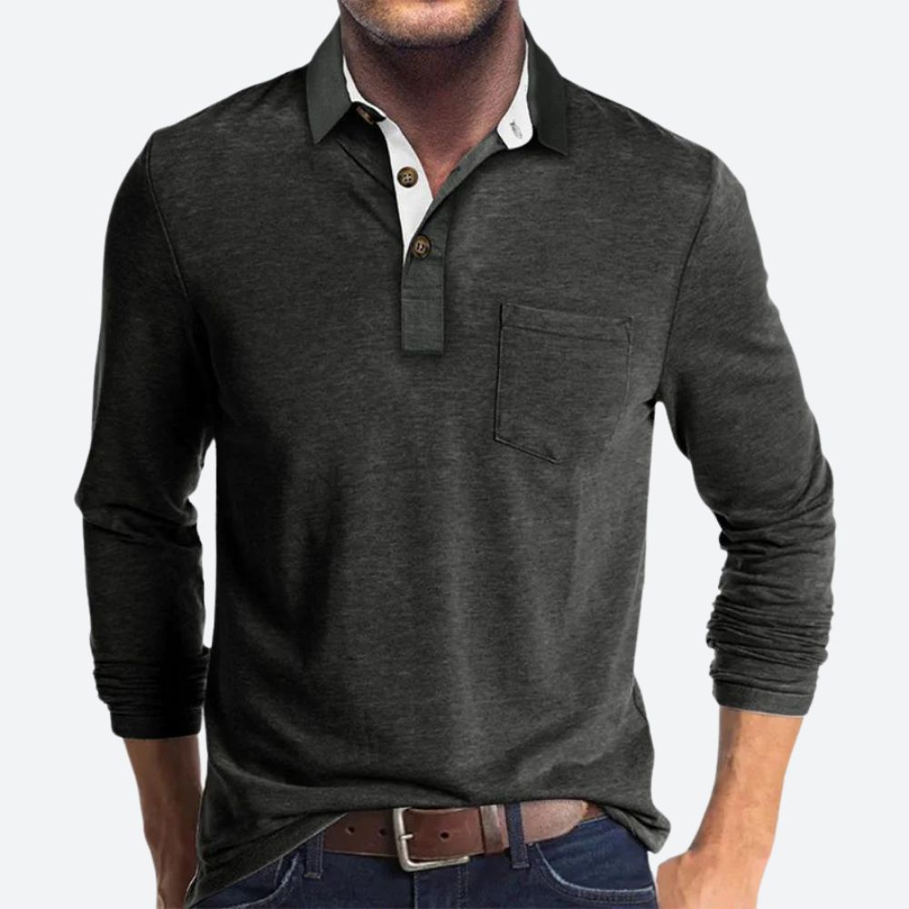 Lito Men's Cotton Polo Shirt – Breathable Elegant Fit with Modern Style