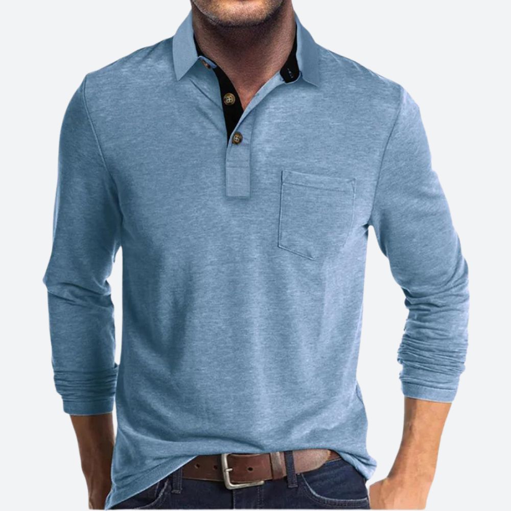 Lito Men's Cotton Polo Shirt – Breathable Elegant Fit with Modern Style