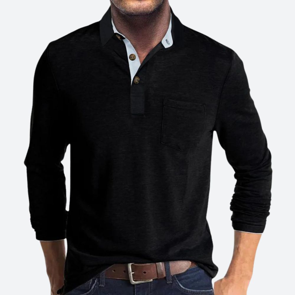 Lito Men's Cotton Polo Shirt – Breathable Elegant Fit with Modern Style