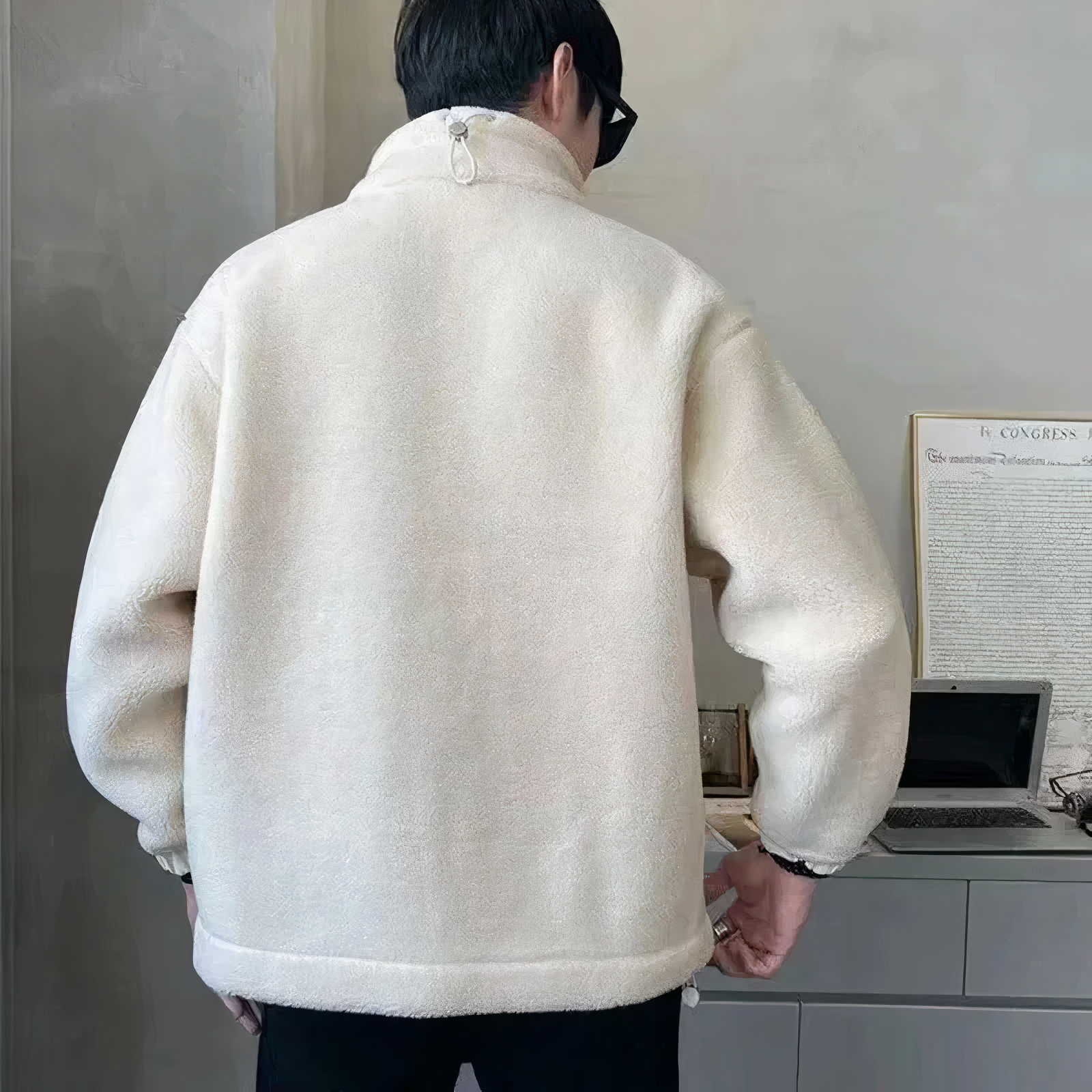 Carlo Men's Fleece Jacket – Soft and Warm Fleece with a Casual and Modern Style