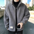 Carlo Men's Fleece Jacket – Soft and Warm Fleece with a Casual and Modern Style