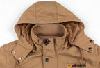 Logan Military Jacket Men – Waterproof Coat with Fleece Lining & Adjustable Waist